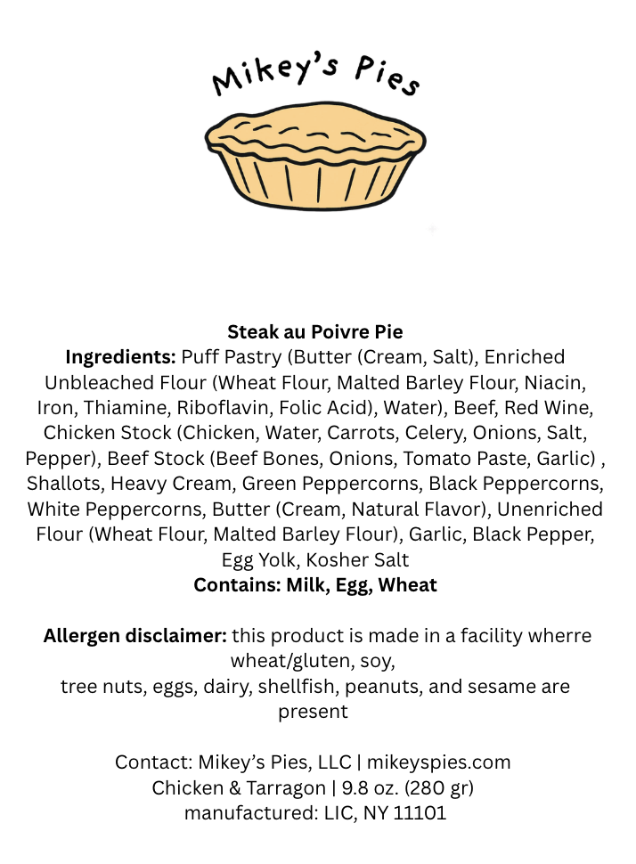 Steak au Poivre