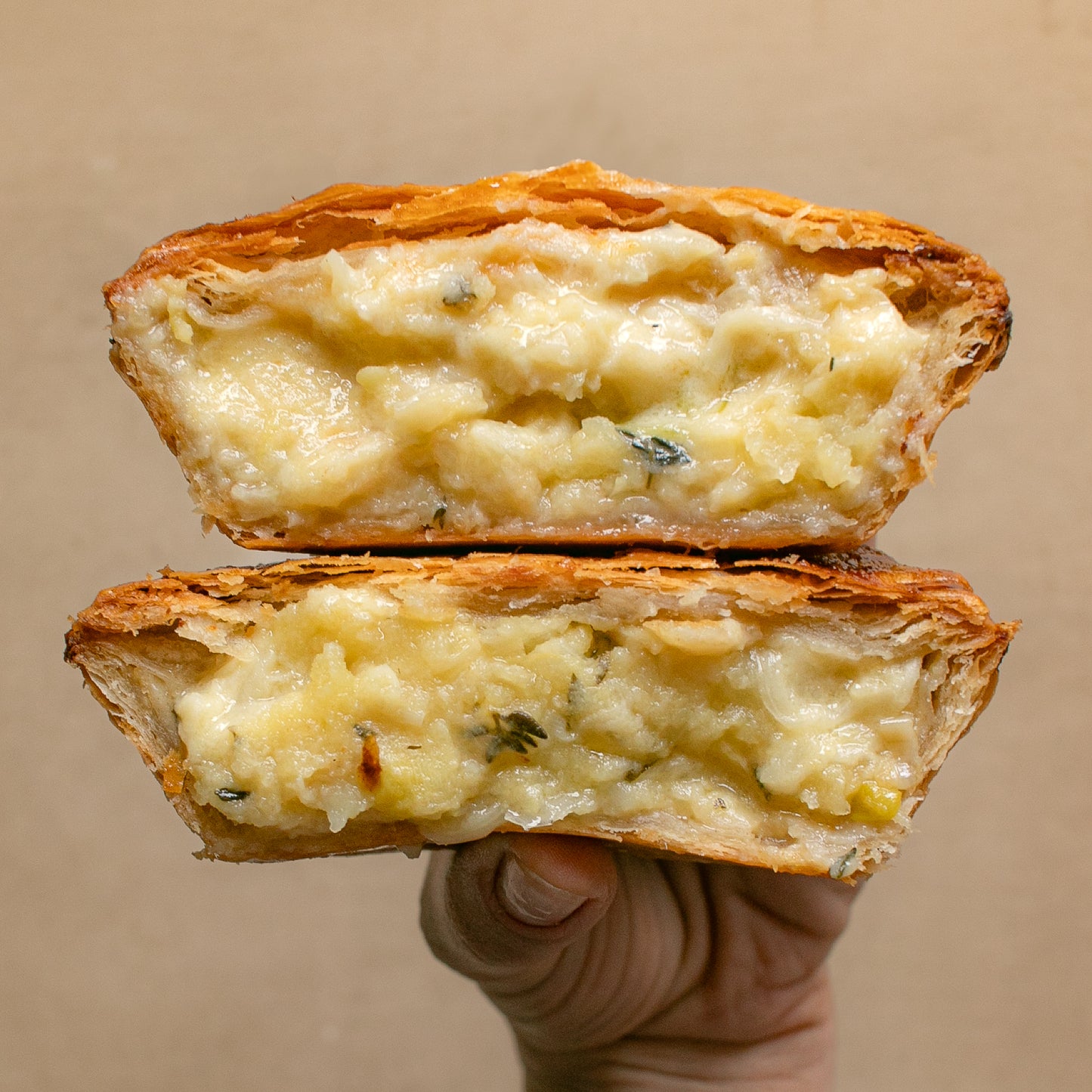 Potato, Confit Shallot & Smoked Cheddar